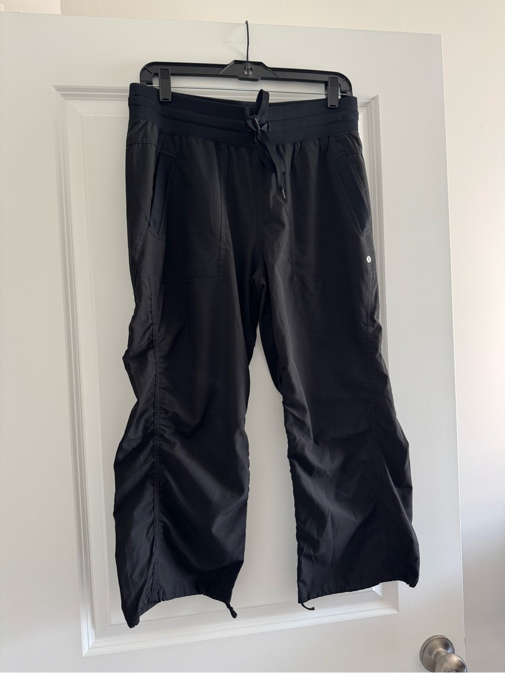 Xersion Black Womens Drawstring Active Dance Pants